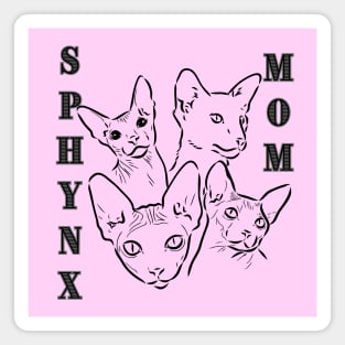 Sphynx Cat Mom Magnet